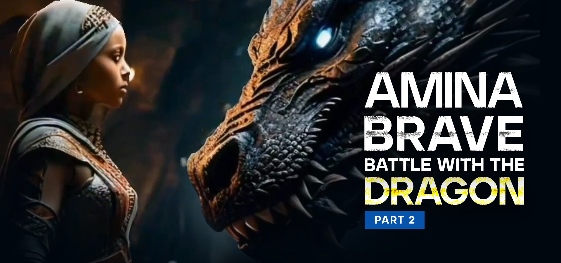 Amina brave battle with the dragons 2